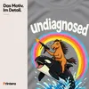Camiseta para hombre, color gris, con el texto "Undiagnosed Vista previa de la imagen del producto 4