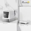PawHut Katzenklo XL Katzentoilette aus Edelstahl mit Produktbild-Vorschau 3