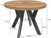 Table ronde à rallonges pour la salle à manger, PERO, style Voir les images du produit 7