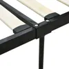 vidaXL Himmelbett-Gestell Schwarz Metall 160 x 200 cm Produktbild-Vorschau 5