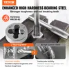 A close-up marketing image comparing bearing steel and high carbon steel for tools, featuring a die and tap set. Produktbild-Vorschau
