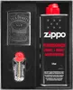 ZIPPO Feuerzeug Set JACK DANIELS LABEL CHROME Geschenk Nr. Produktbild-Vorschau 1