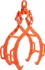 An orange log grapple clamp is shown against a white background. Náhľad obrázku produktu