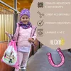 HECKBO Sacca sportiva con cavallo per bambine | Sacca Anteprima dell’immagine prodotto 5