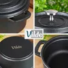 Vilde Marmite de service Marmite en fonte avec couvercle Voir les images du produit 9