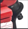 A close-up view of a red and black power tool attachment. Produktbild-Vorschau