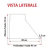 Traditionelle Holzkaminhaube B 80,0 x T 45,0 x H 35cm - Produktbild-Vorschau 5