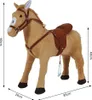 HOMCOM Plüsch Reitpferd für Kinder, Stehpferd mit Sound, Produktbild-Vorschau 11