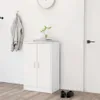 vidaXL Schuhschrank Weiß 60x35x92 cm Holzwerkstoff Produktbild-Vorschau 3