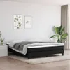 vidaXL Box spring bed frame black 160x200 cm látka Náhled obrázku produktu 2