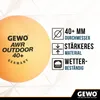 GEWO Tischtennisbälle Outdoor 40+, 6er Set, wasserabweisend Produktbild-Vorschau 3