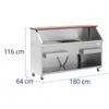 Expondo Royal Catering Mobile Cocktail-Station - 180 cm - Produktbild-Vorschau 6