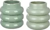 Gilde Vase, "Rim", Keramik, grün, H. 24 cm, D. 23 cm 34315 Produktbild-Vorschau 1
