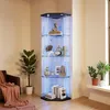 Vitrine d'angle pentagonale UnboxG avec éclairage LED Voir les images du produit 6