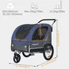 DOGGYHUT    Large Fahrradanhänger & Hundebuggy 2 in 1 für Produktbild-Vorschau 6