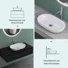 A collage of images showing different bathroom sink installations and diagrams. Produktbild-Vorschau