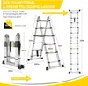 STANEW échelle télescopique 3,8 m (1,9 + 1,9), échelle Voir les images du produit 2