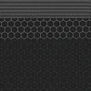 A dark background with a geometric pattern of hexagons and chevrons. Produktbild-Vorschau