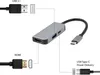 Gembird USB Type-C 3-in-1 Multiport-Adapter in Silber Produktbild-Vorschau 2