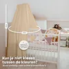 Hemel voor babybed crème, met hemelstok - bedhemel van Productafbeelding-voorbeeld 5