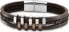 Lotus Style Armband Edelstahl LS1838-2/3 silber braun Produktbild-Vorschau 2