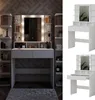 Coiffeuse Vicco Taylor Blanc 80cm avec éclairage LED, Model Voir les images du produit 2