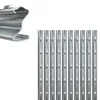 Z-Profil Zaunpfosten 215 cm verzinkt 40x Zaunpfähle inkl. Produktbild-Vorschau 4