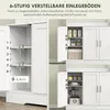 HOMCOM Küchenschrank Hochschrank mit Arbeitsplatte, Produktbild-Vorschau 5