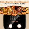 Heißluftfritteuse 5L für 2–3 Personen, Kompakter Airfryer Produktbild-Vorschau 5