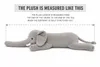 Gustaw Big Elephant (Grigio, 50 cm) - Peluche, elefante di Anteprima dell’immagine prodotto 2