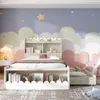 Flieks Klassisches Bett Holzbett 90x200cm mit 2 Schubladen, Produktbild-Vorschau 2