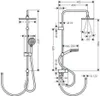 hansgrohe Vernis Shape Système de douche 230 1 jet Reno, Anteprima dell’immagine prodotto 3
