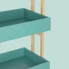 Relaxdays Servierwagen, Bambus & MDF, Küchenwagen mit 4 Produktbild-Vorschau 6