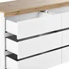MODFU Commode De Rangement Avec 6 Tiroirs, Structure Solide Voir les images du produit 6