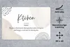 MuchoWow® Schreibtischunterlage Definition Küche - Küche - Produktbild-Vorschau 2