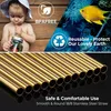 12 pailles ecooe métal Réutilisables Pailles en acier Voir les images du produit 3