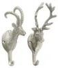Garderobenhaken Ali Hirsch Gams  Metall H-18 cm 2er Set Produktbild-Vorschau 1