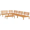 The Living Store 5-tlg. Garten-Sofagarnitur aus Paletten Produktbild-Vorschau 3