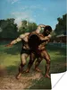 MuchoWow® Poster Die Ringer - Gemälde von Gustave Courbet Produktbild-Vorschau 1