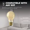 Ledvion Wandleuchte IP44 15W E27 schwarz dimmbar Produktbild-Vorschau 2