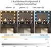 Coiffeuse-table de chevet avec prises électriques, 101 x 40 Voir les images du produit 6
