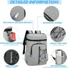 JANSBEN Kühltasche 28L Picknickrucksack Flaschenöffner Produktbild-Vorschau 4