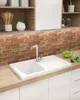 Keramikspülbecken, 1-Becken mit Abtropffläche - weiβ  860 x Produktbild-Vorschau 5