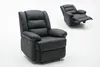 Fauteuil relax "Buckingham" - 85 x 93 x 100 cm - Noir Voir les images du produit 1