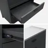 Mobile da esterno in acciaio con 3 cassetti, 80cm, Nero Anteprima dell’immagine prodotto 5