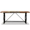 vidaXL Table de salle à manger en vieux bois massif 180 cm Voir les images du produit 3