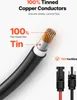 SucceBuy 2x prodloužení solárního kabelu 10AWG 30,48 m s Náhled obrázku produktu 2