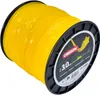 A spool of yellow trimmer line on a black spool, with branding and product information visible. Produktbild-Vorschau