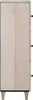 vidaXL Hochboard Weiß 40 x 33 x 110 cm massives Mangoholz Produktbild-Vorschau 3