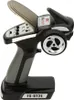A side view of a black and gray RC car remote control. Náhled obrázku produktu